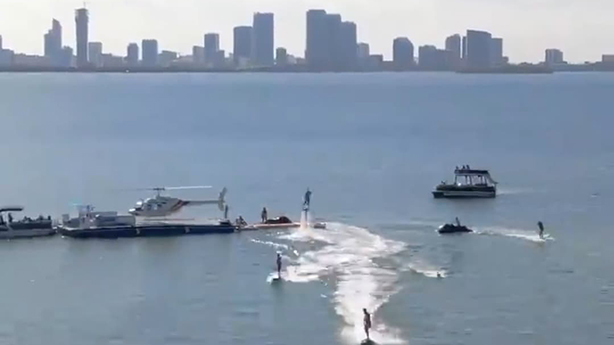 F1 Miami Helicopter Transfer from Miami Bay